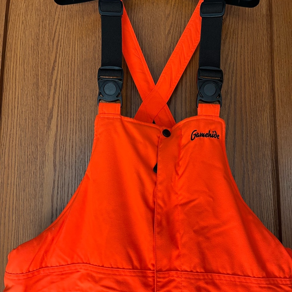 Gamehide Orange Hunting Bib Overalls